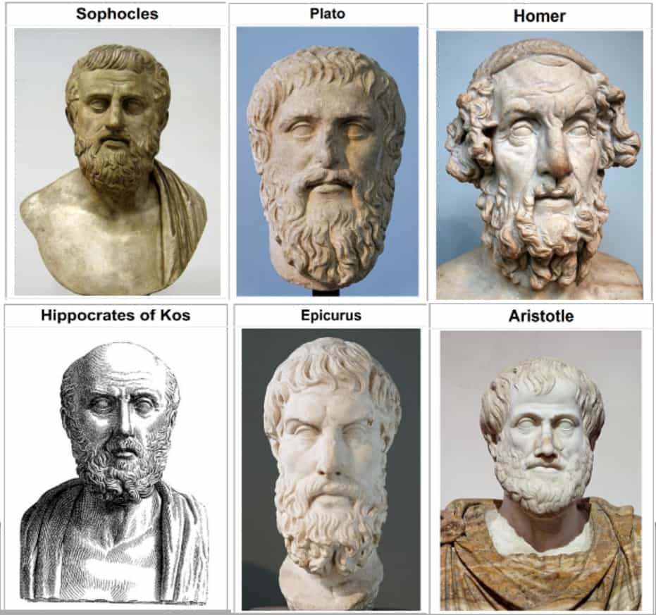 50 Most Influential and Famous Ancient Greek Philosophers, Scientists and Writers